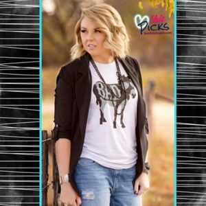 🛍Bad donkey heather grey short sleeve graphic tee